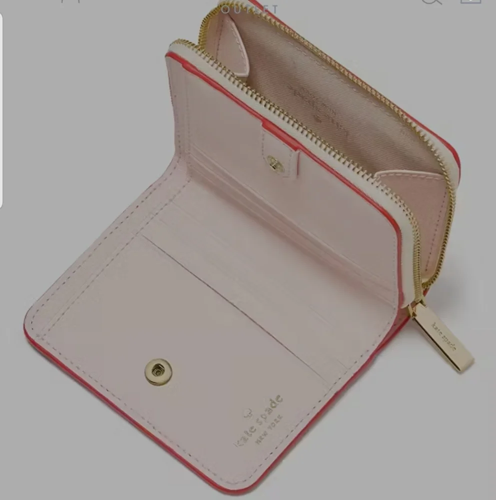 Kate Spade New York Strawberry Small Zip Wallet - Picture 4 of 10
